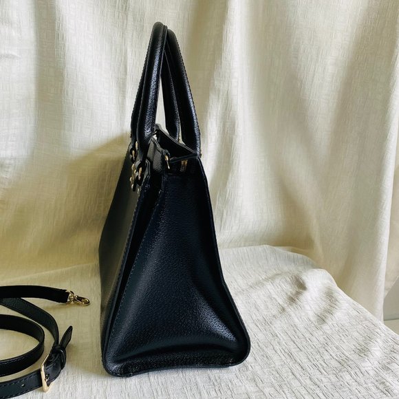 Kate Spade Durham Wellesley Black Leather Crossbody Bag - Picture 4 of 11